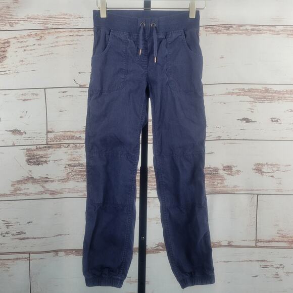Hanna Andersson Twill Jogger Pant Navy Size 140 = 10 - Picture 1 of 9